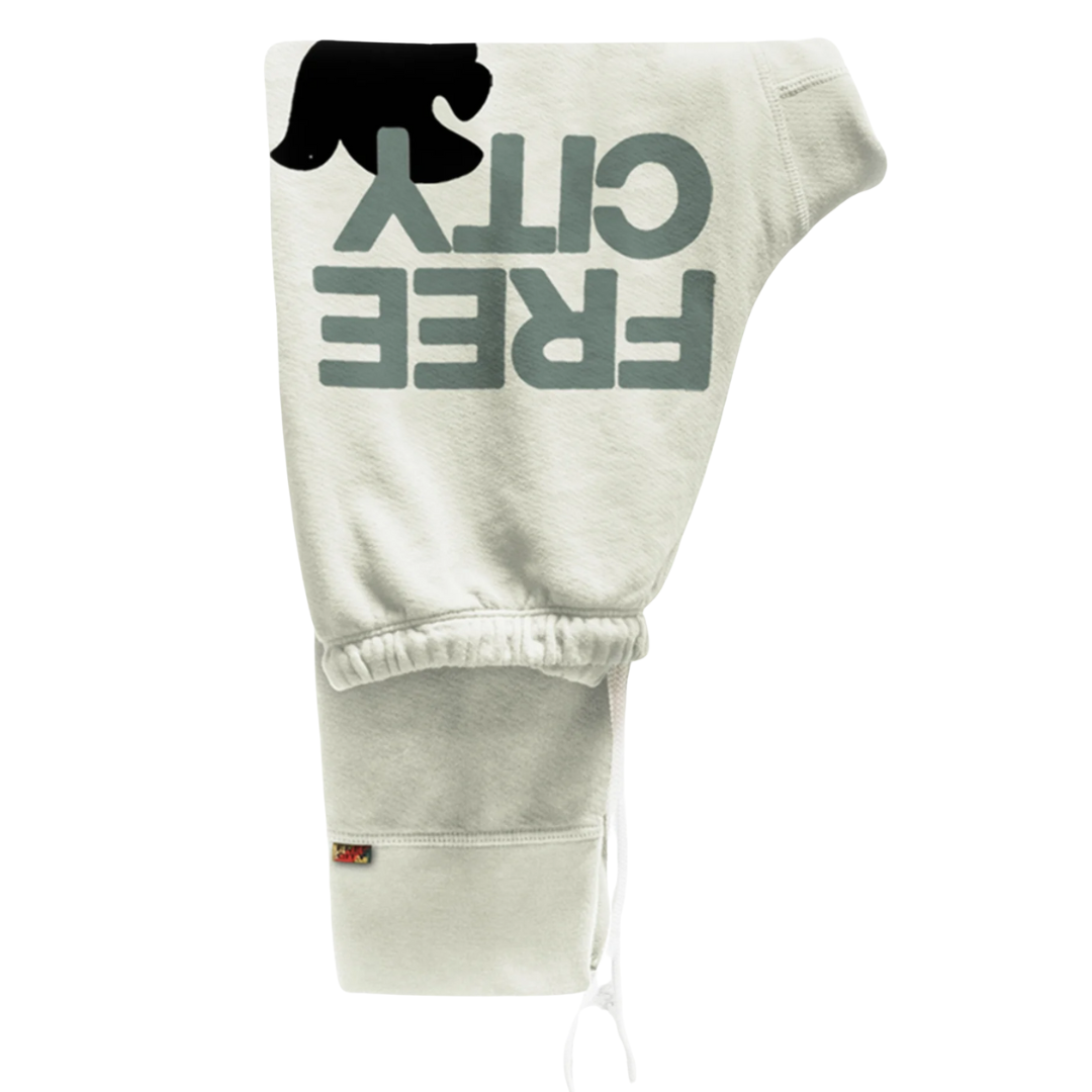 3/4 Sweats in Creamy/Army