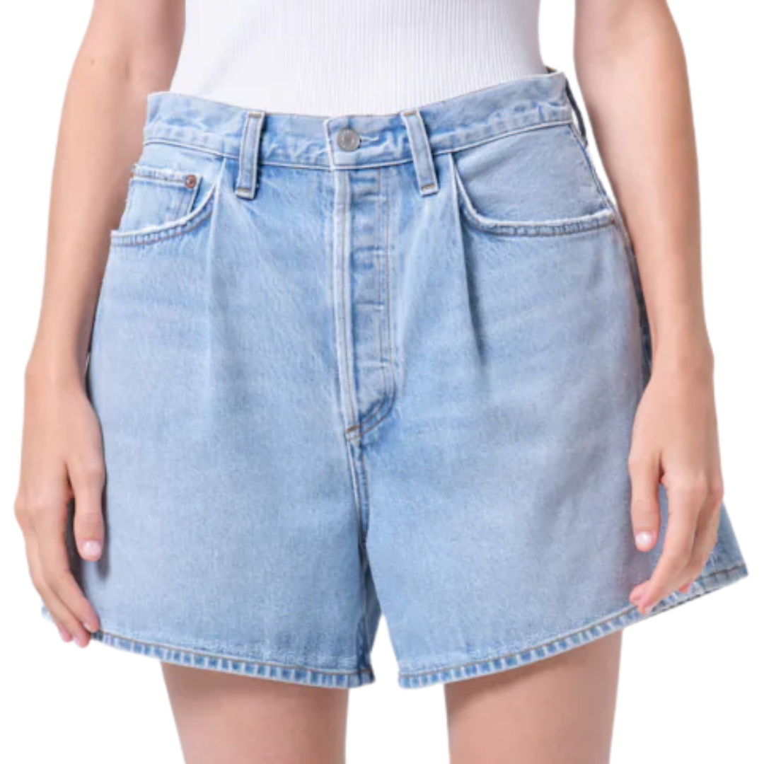 Rhoda Pleated A-Line Short in Raft