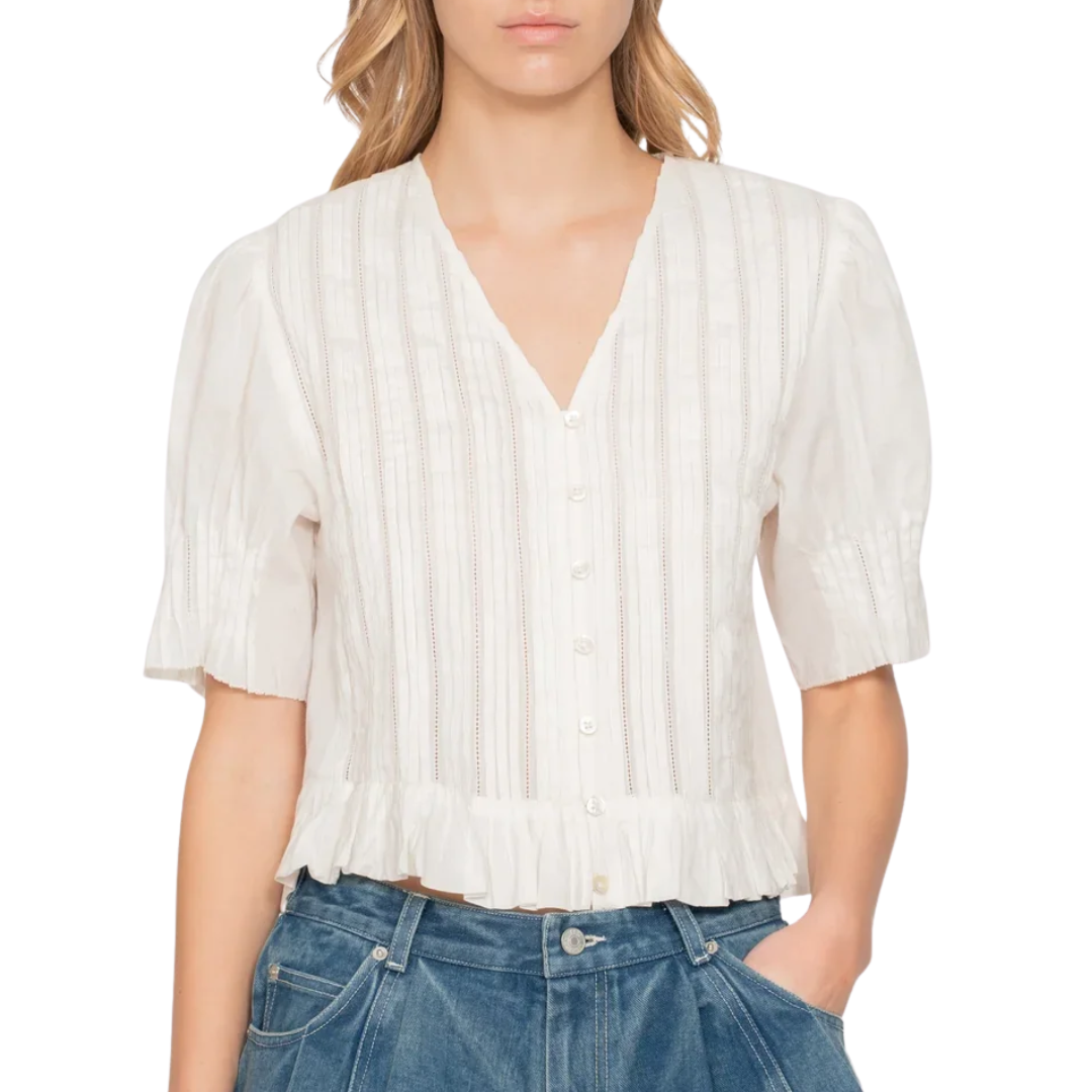 Alberte Top in White