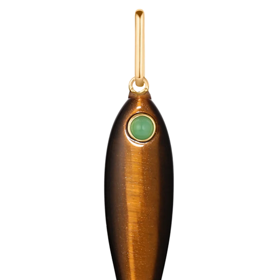 Fortuna Fish in Tigers Eye