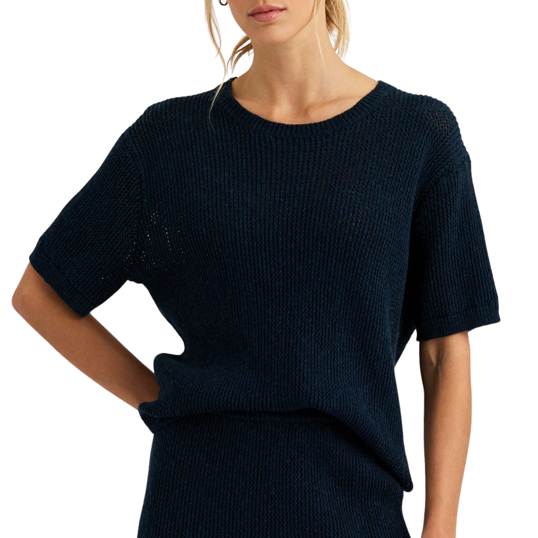Erica Tee in Navy