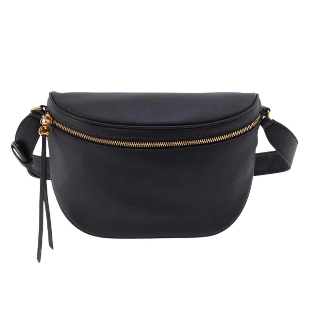 Juno Belt Bag in Smooth Black