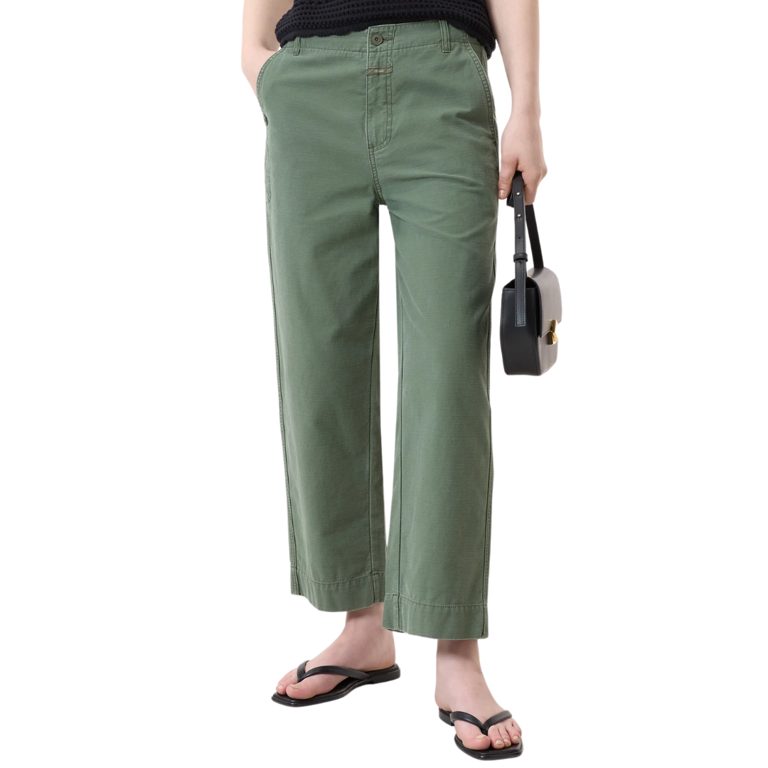 Closed Rovea Relaxed Pants in Matcha Green
