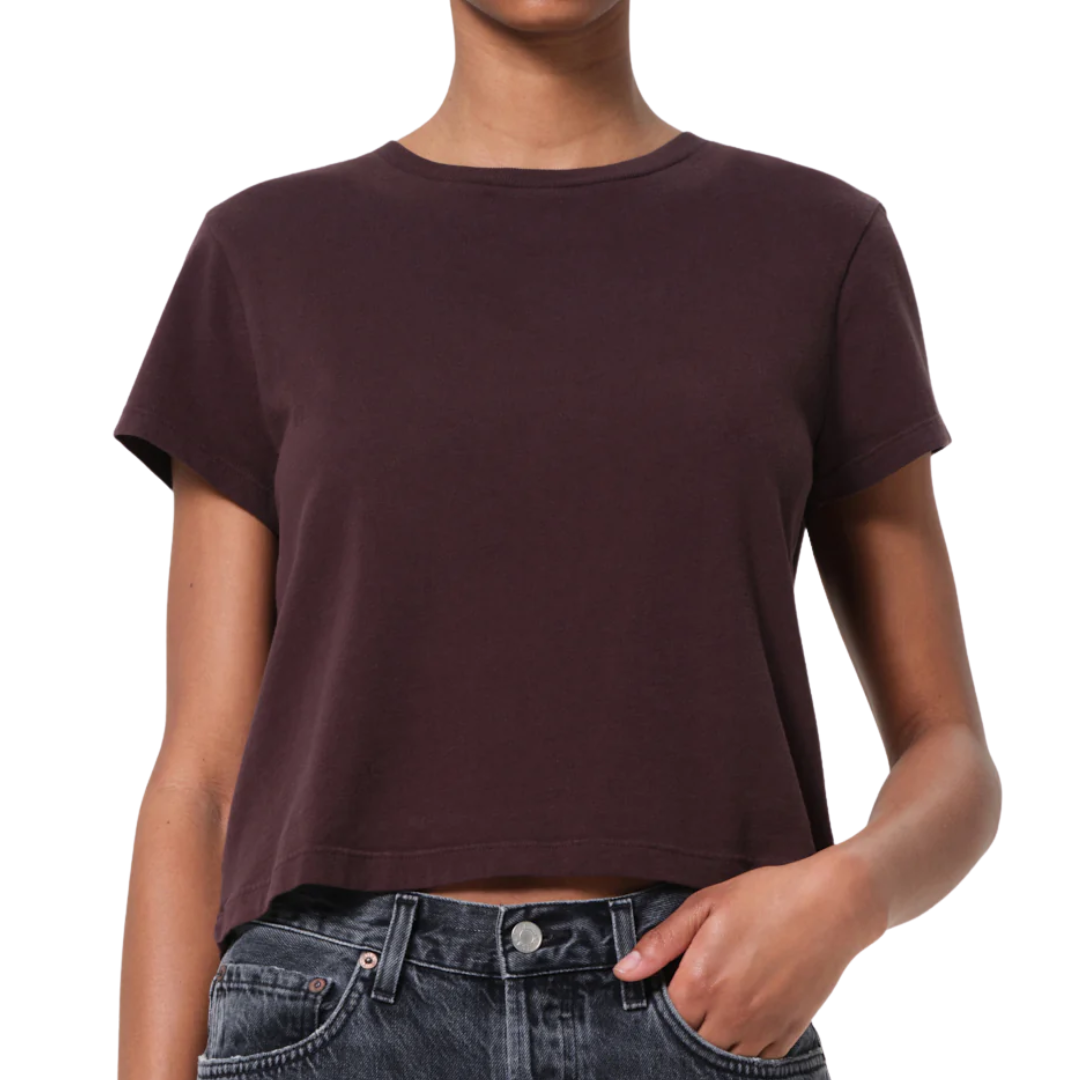 Adine Shrunken Tee in Root