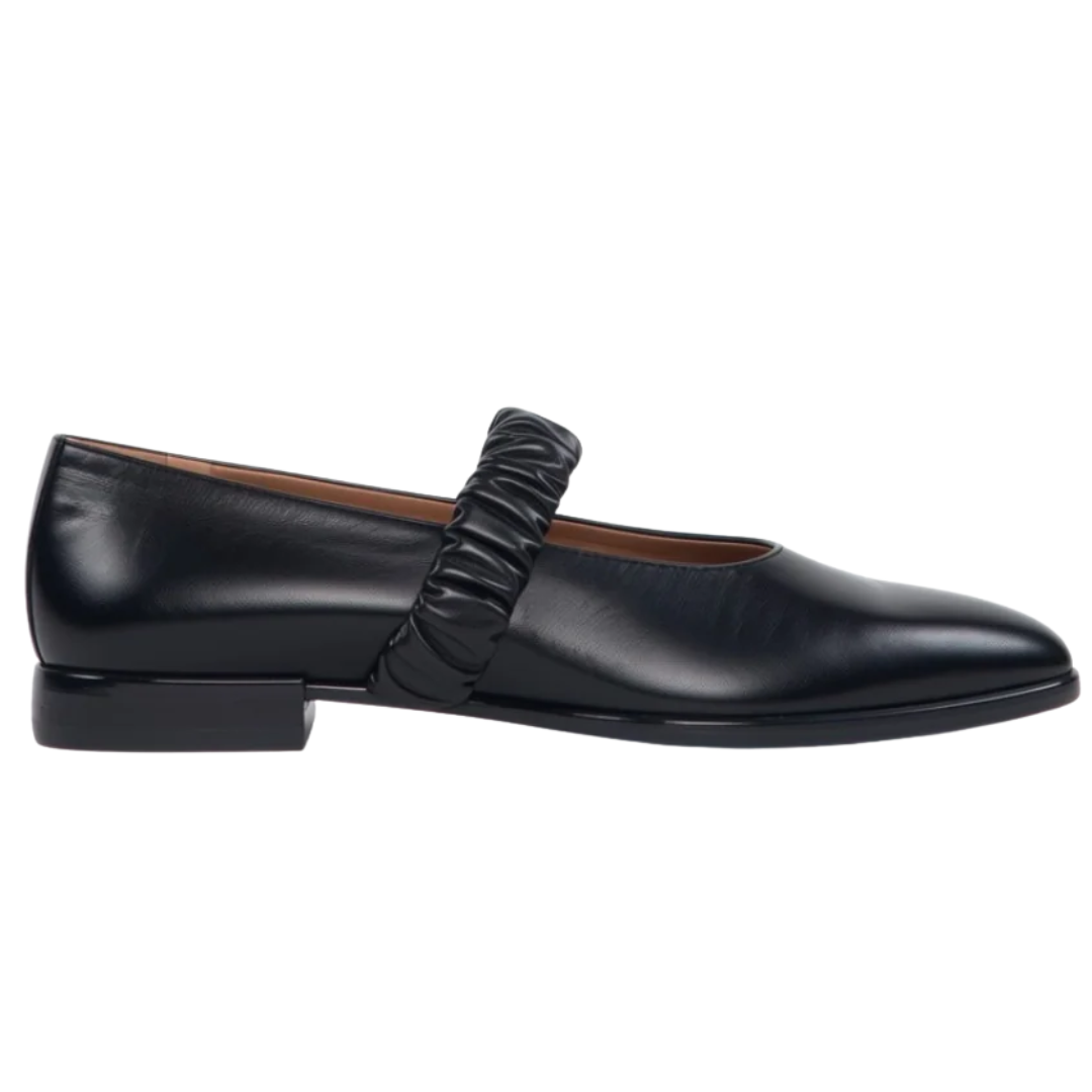 Caty Flats in Foulard Black