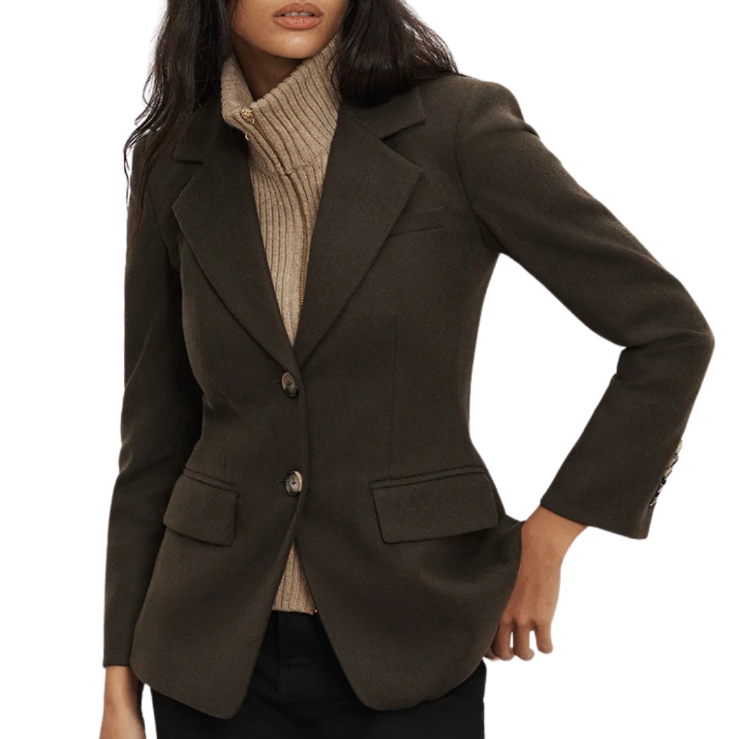 Cloverfield Dickey Jacket in Green Shadow Melange