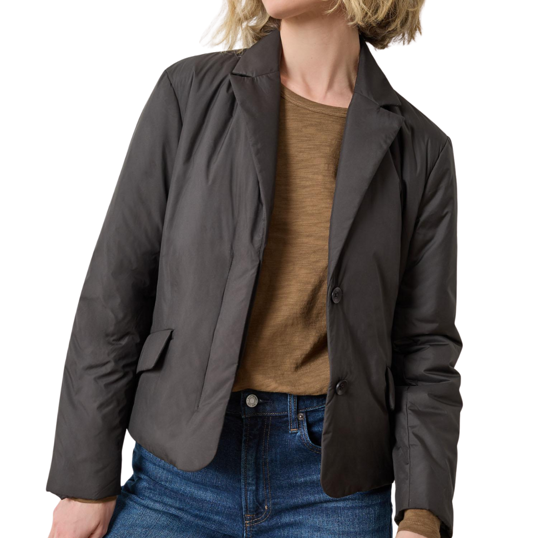 Padded Blazer in Black