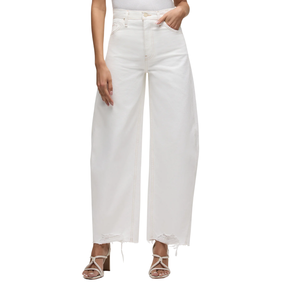 Bailey Relaxed Barrel Jean in White