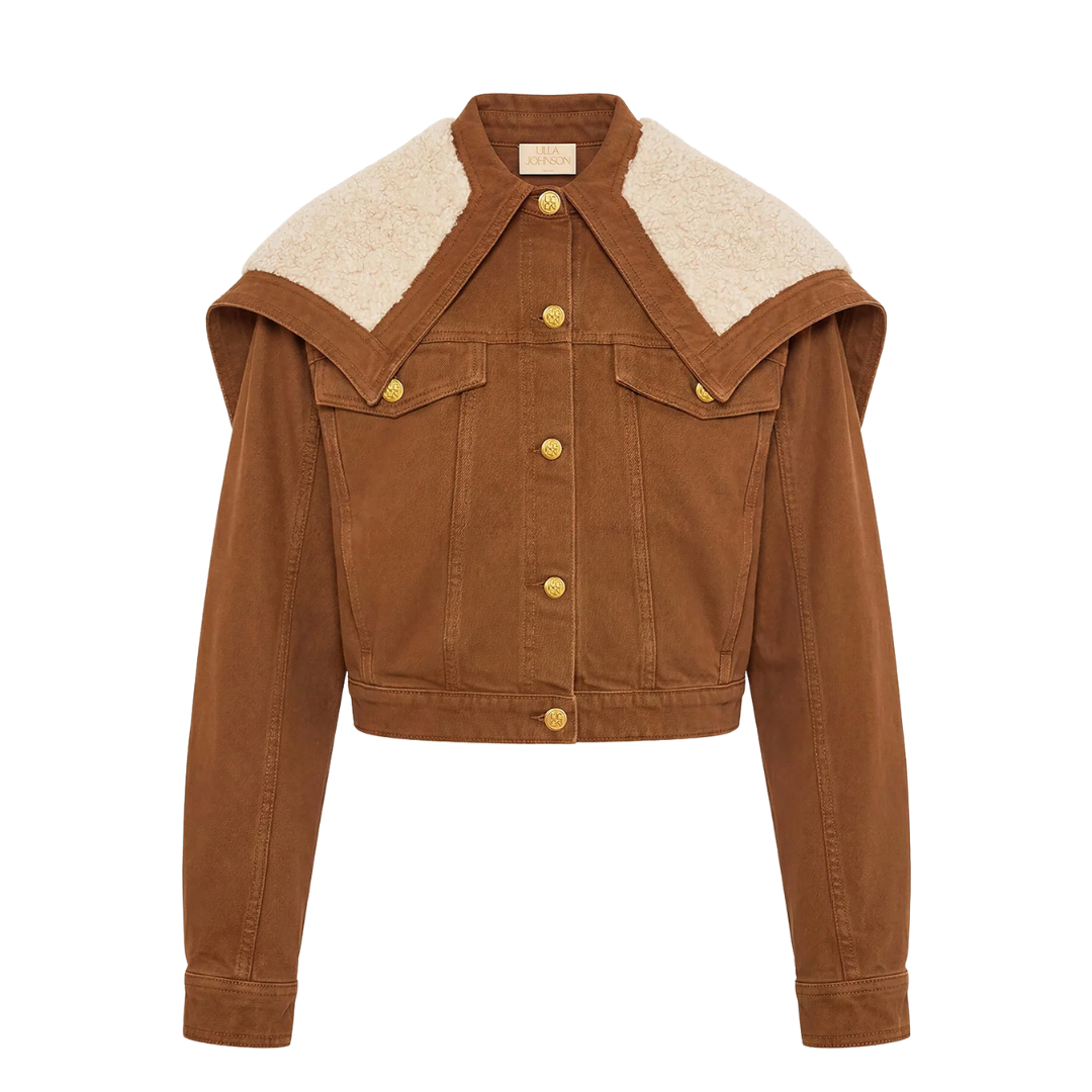 The Sybil Denim Jacket in Umber
