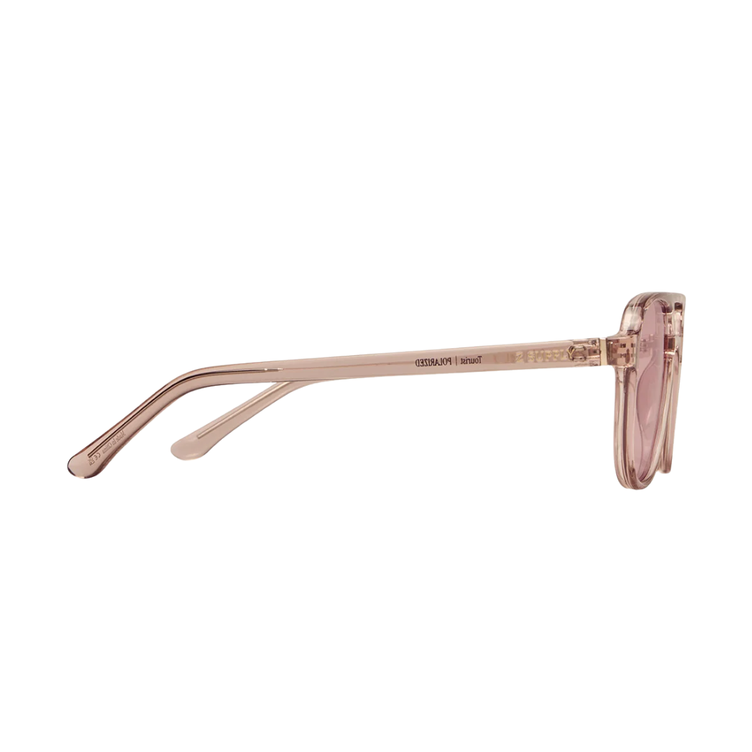 Tourist Polarized Sunglasses in Rose Crystal - Pink