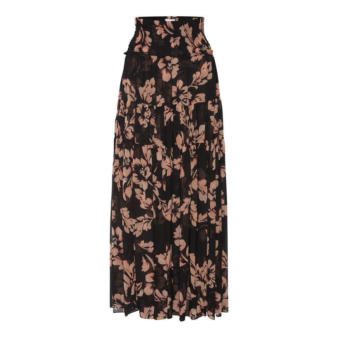 Bar Skirt in Auric Flora