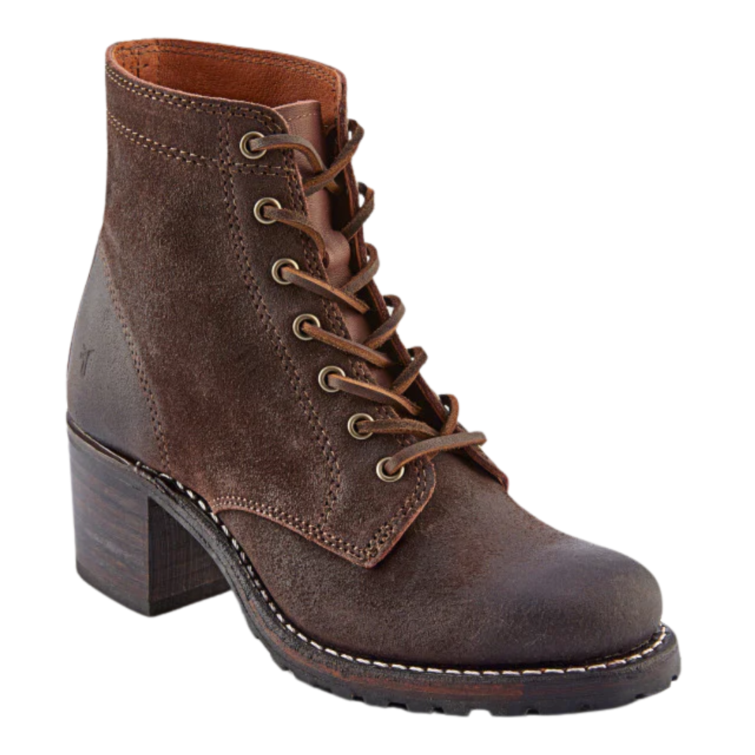 Sabrina 6G Lace Up in Dark Brown