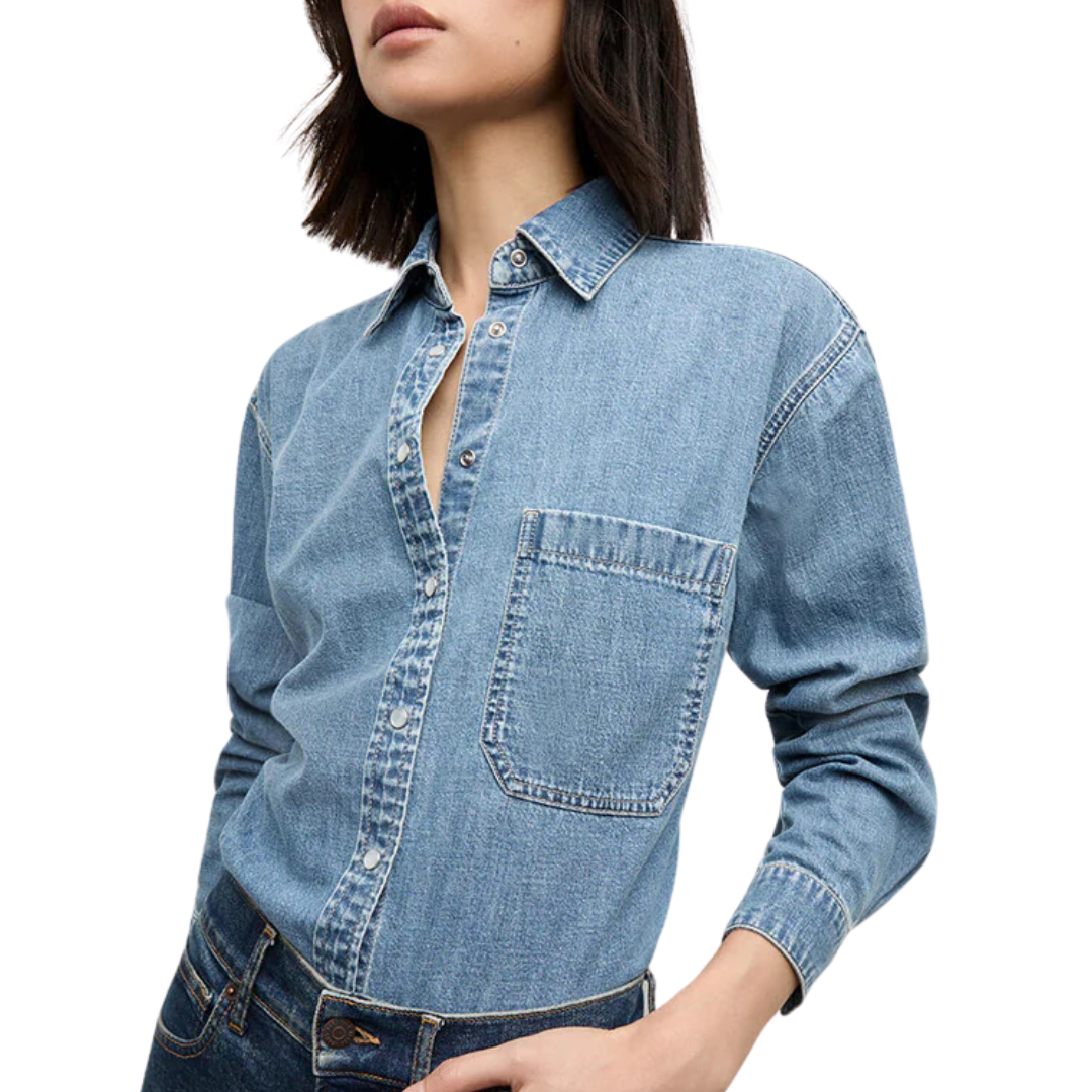 Aderes Denim Shirt in Starlight