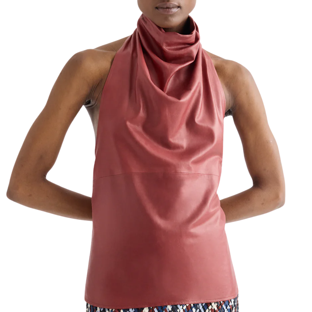 Friday Night Top in Karanda Red