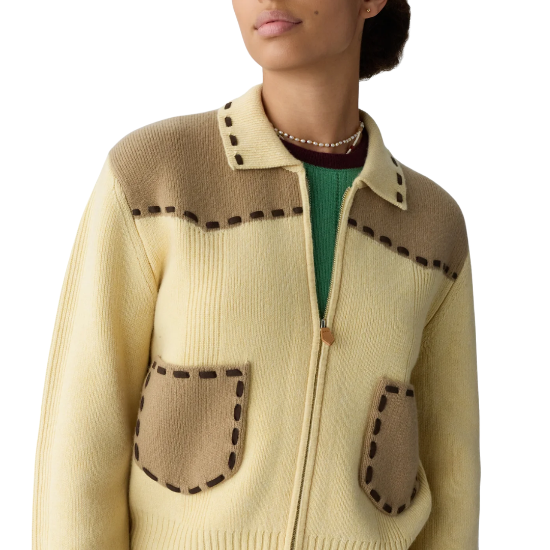 Saddle Up! Jacket in Butter/Camel