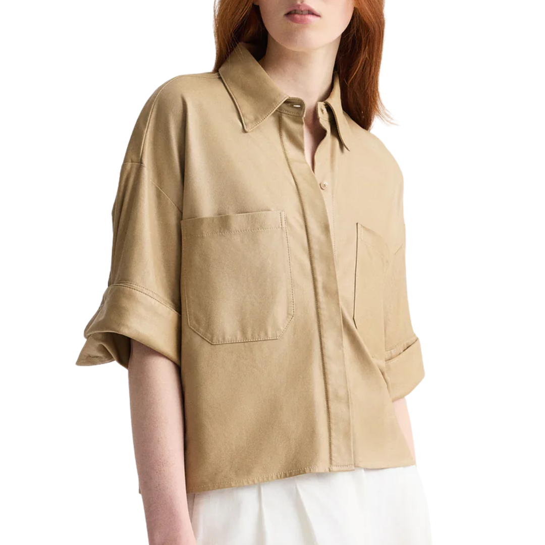 My Newest Mistake Shirt in British Khaki