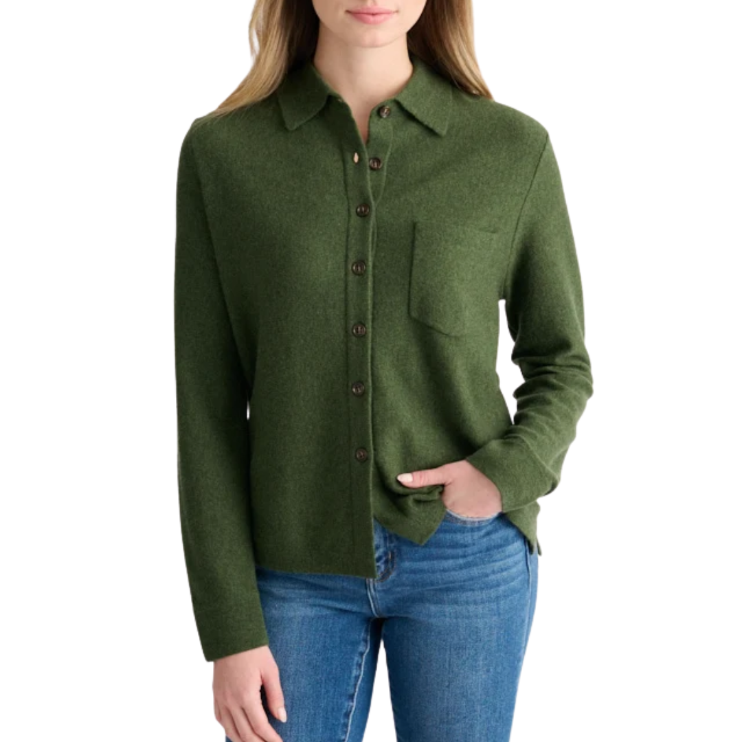 Shirt Cardigan in Highland