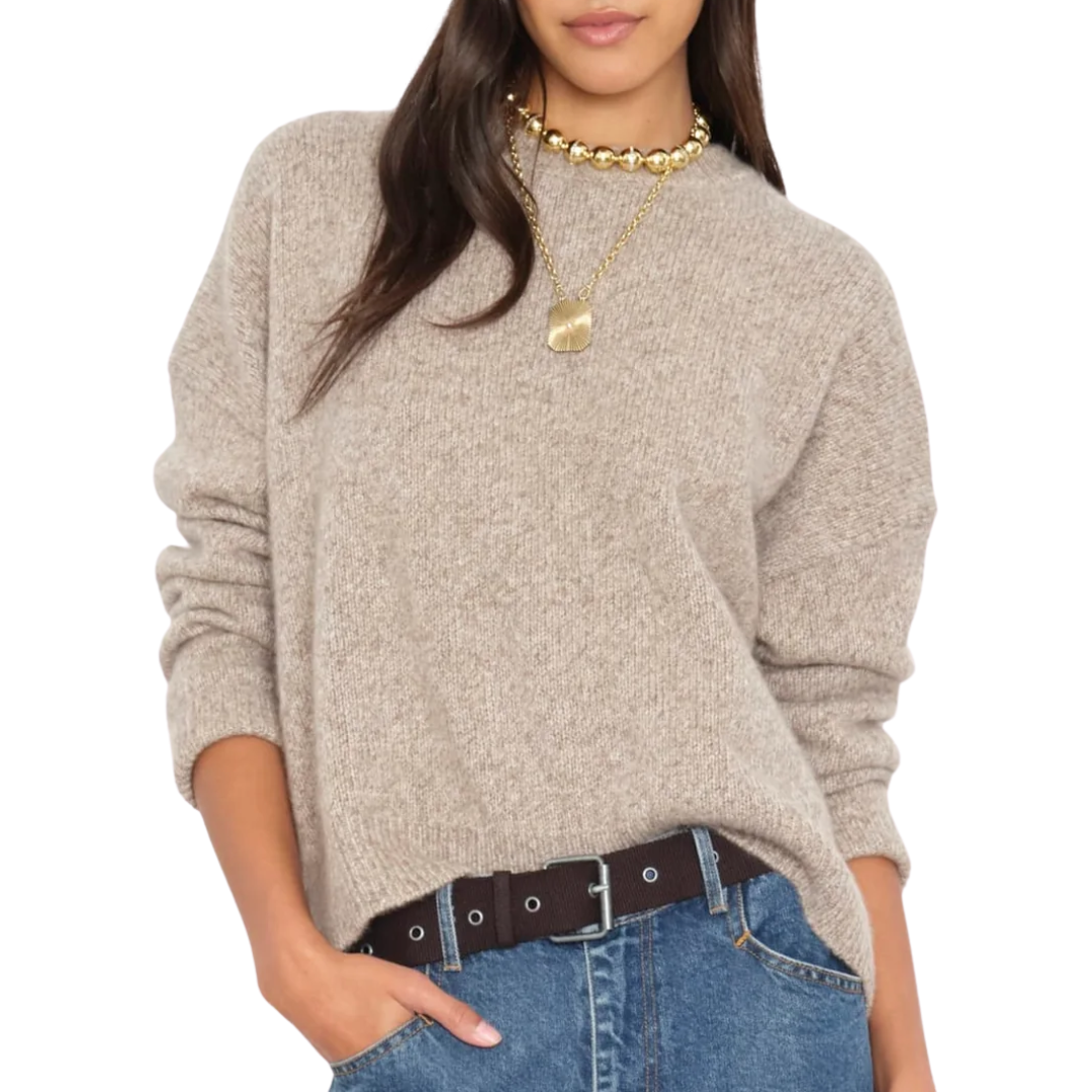 Lela Sweater in Ivory Oat