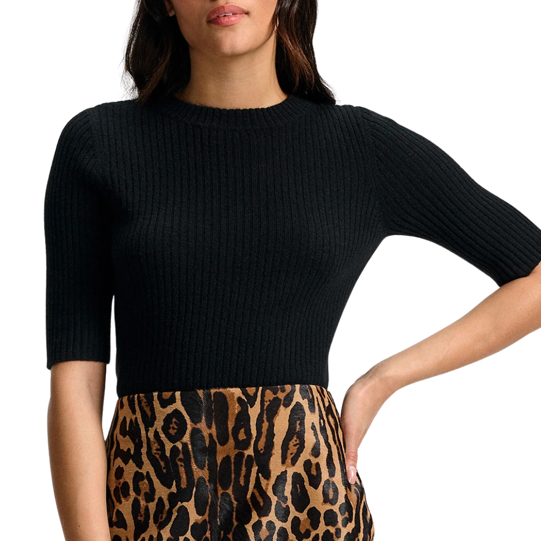 Emil Cashmere Pullover in Black
