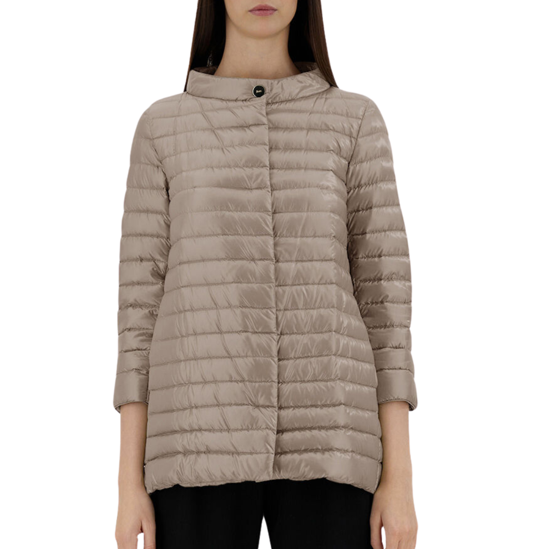 ★HERNO Herno A-Shape Rossella in Dove Grey