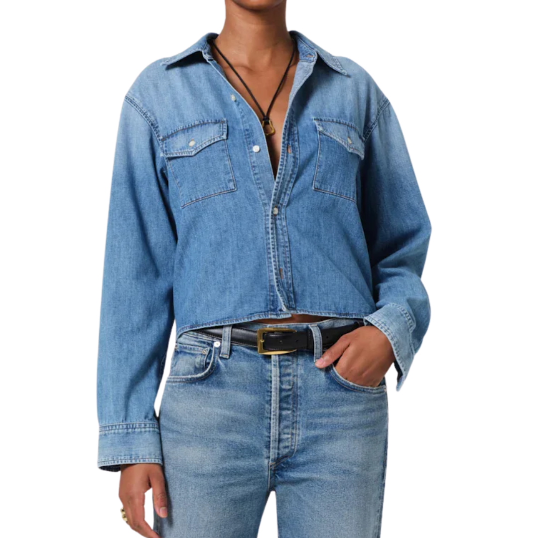 Baby Shay Shirt in Carolina Blue