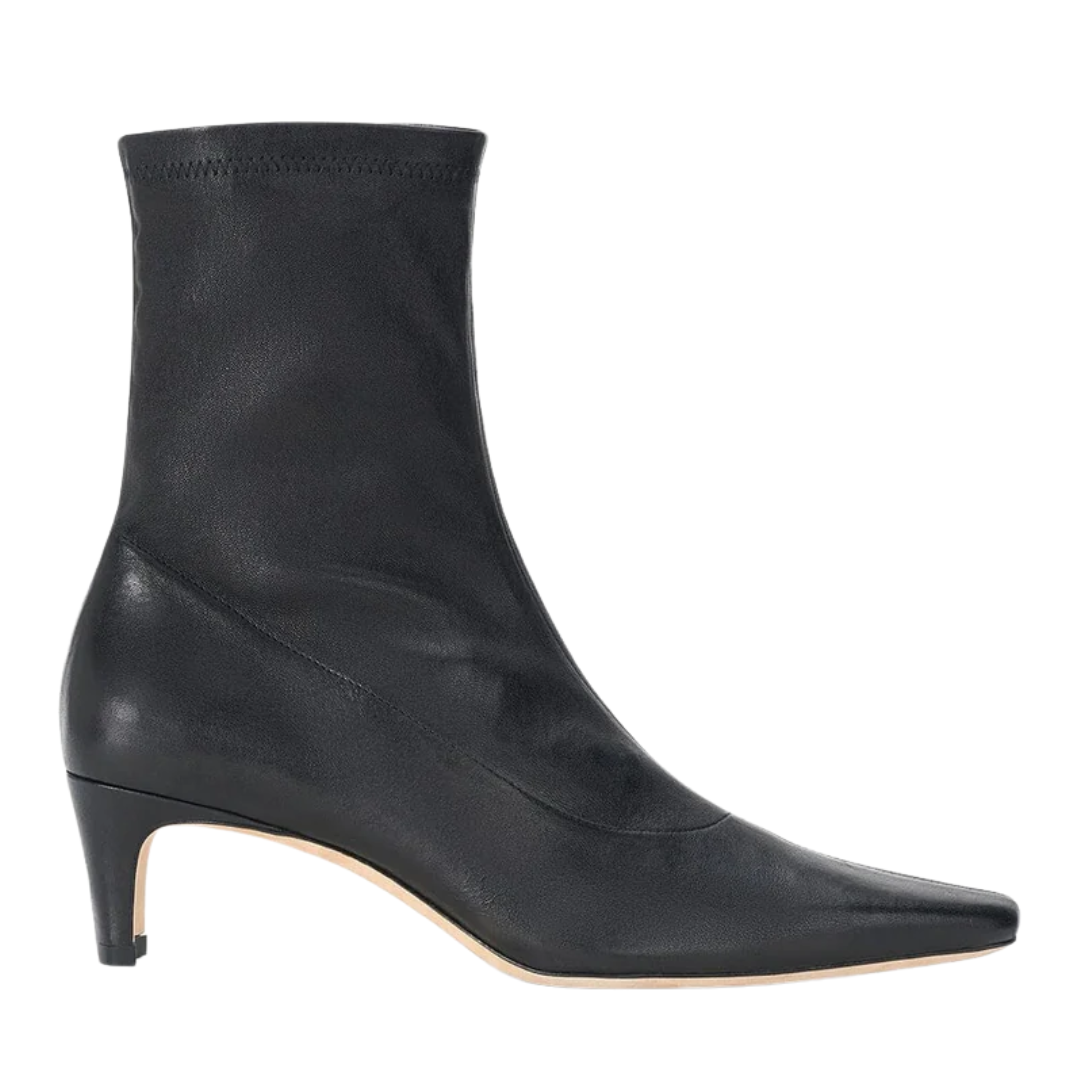 Wally Sock Ankle Boot in Black