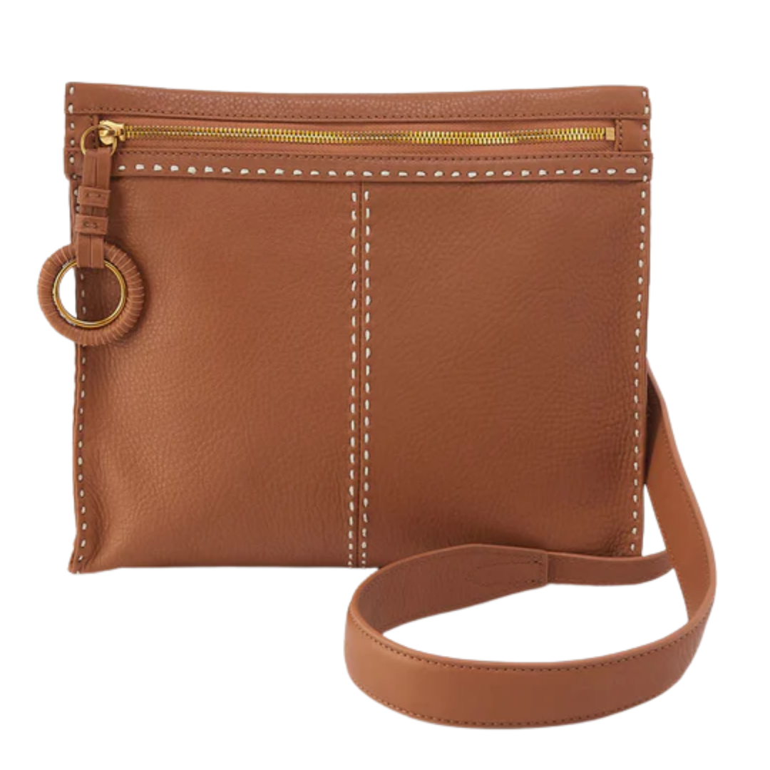 Austin Medium Crossbody in Warm Honey
