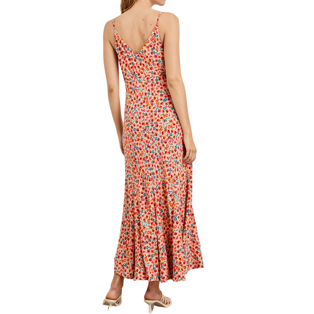 Florian Dress in Red Posy