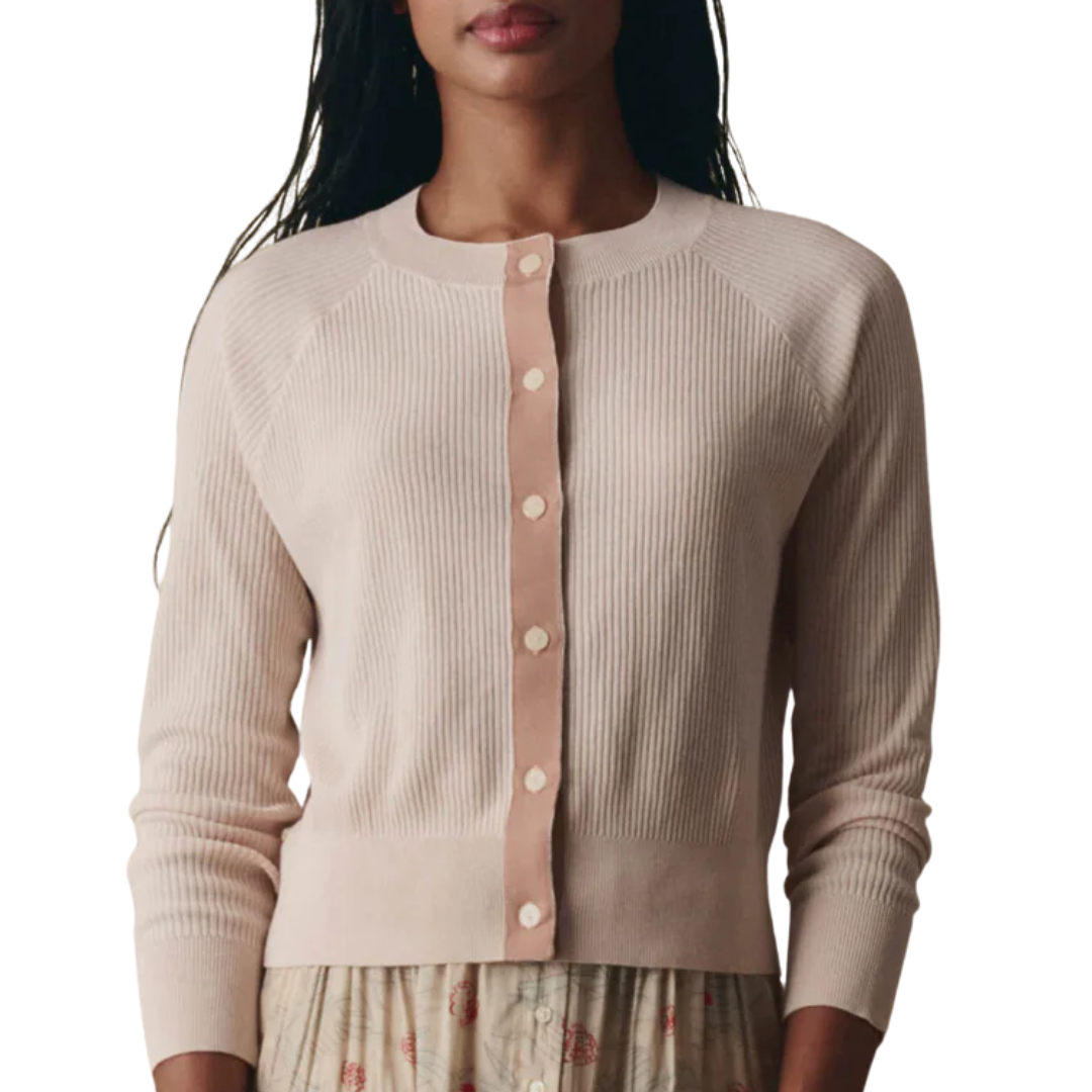 The Dainty Cardigan in Soft Petal