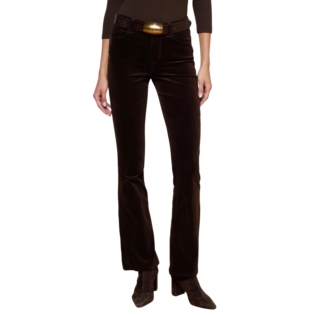 Stevie Velvet Jean in Coffee Bean