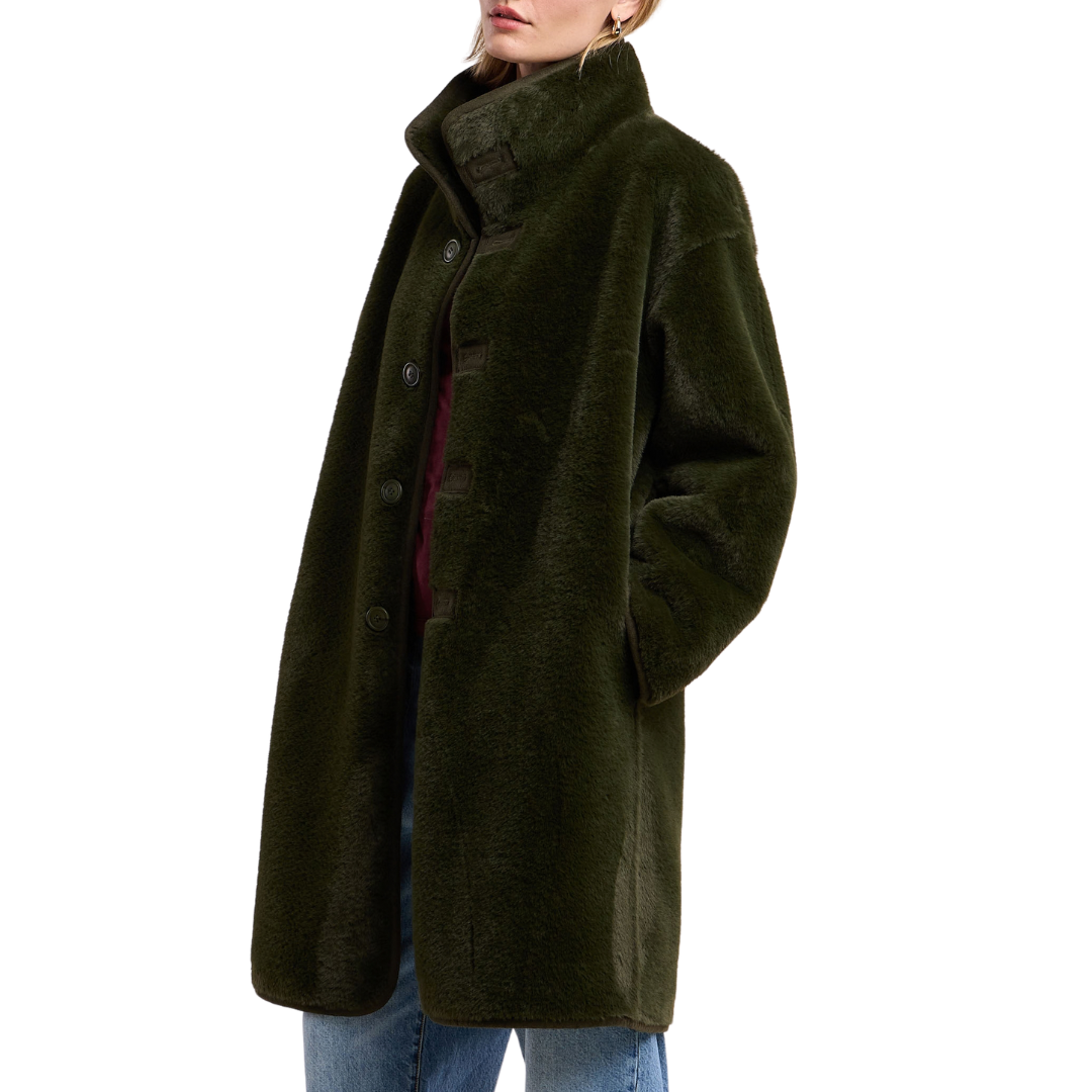 Yves Reversible Jacket in Hunter Green