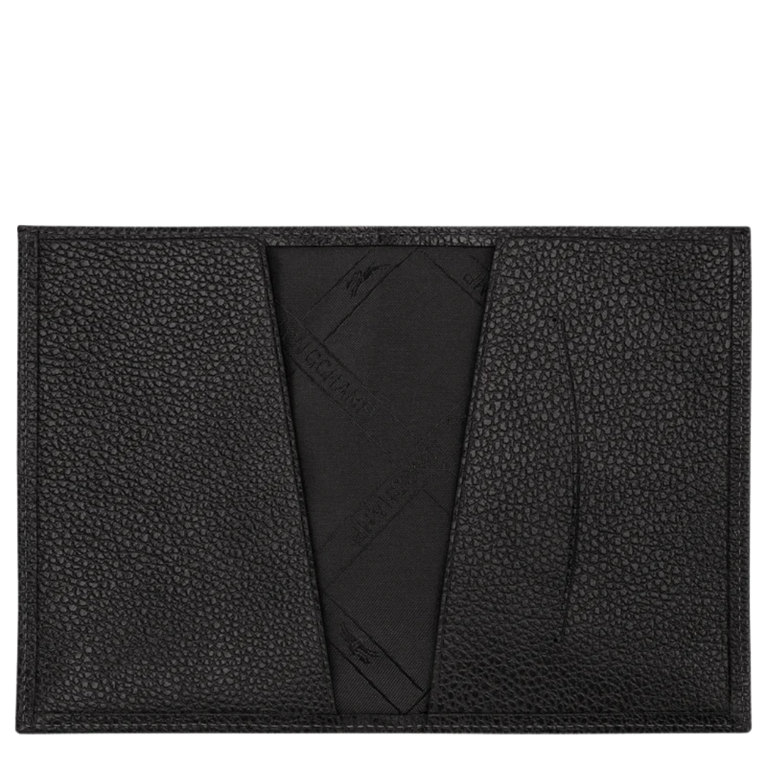 Le Foulonné Passport Cover in Black