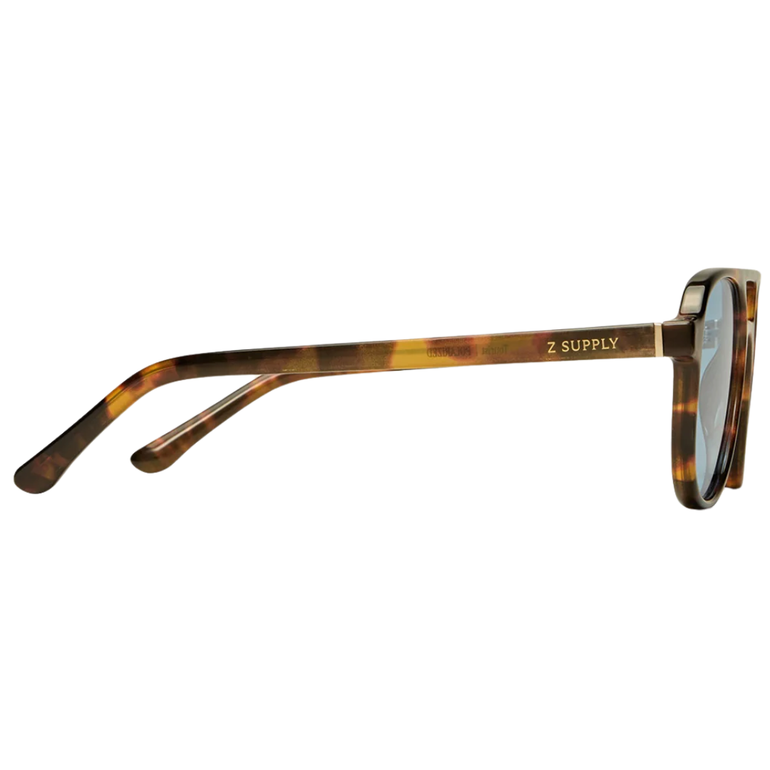 Tourist Polarized Sunglasses in Tort-Blue