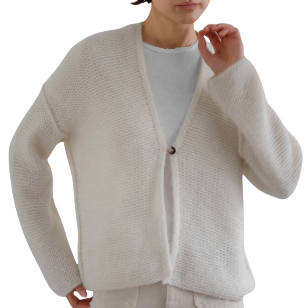 Elim Cardigan in Ivory