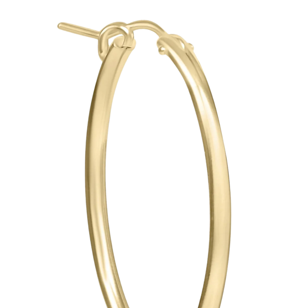 Oval Gold 1" Hoop