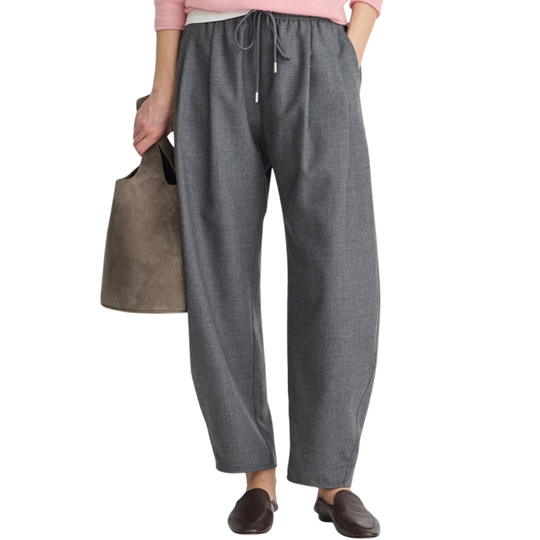 Everyday Pull-On Pant in Grey Melange