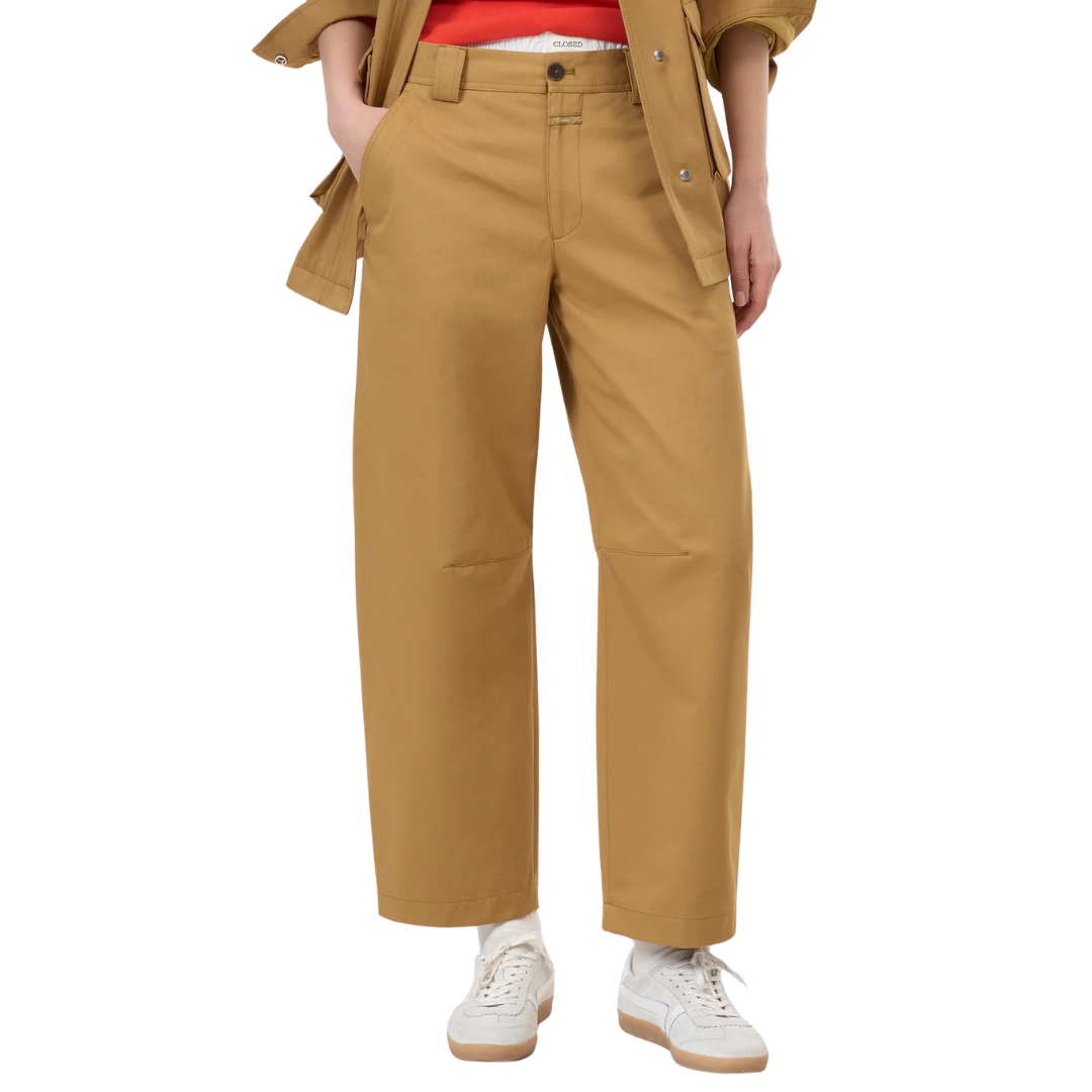 Romi Barrel Pants in Light Chestnut