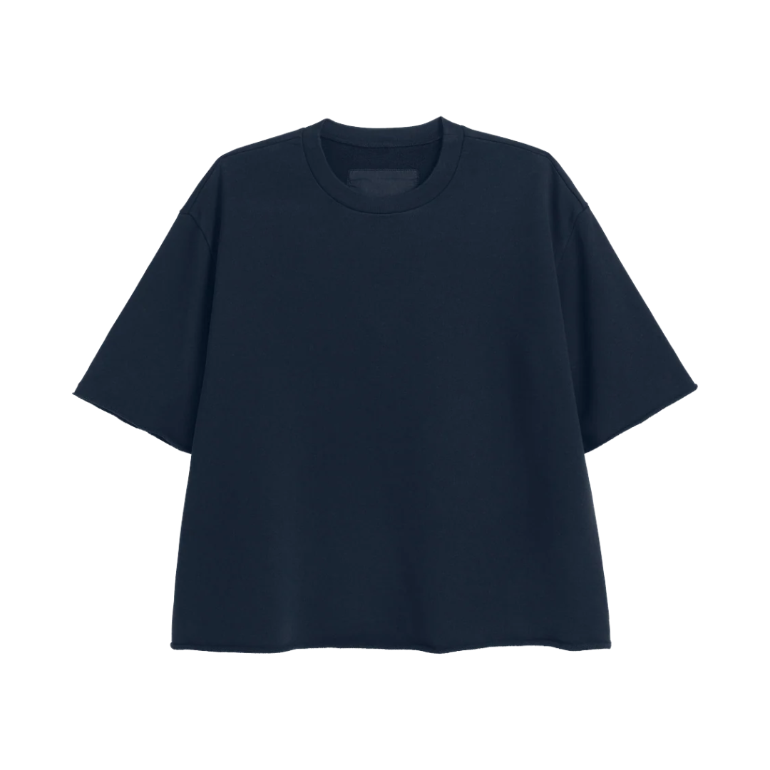 Perry Sweatshirt Tee in Classic Navy