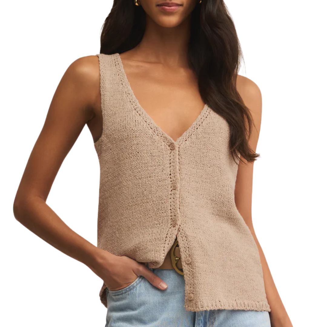 Mage Sweater Vest in Natural