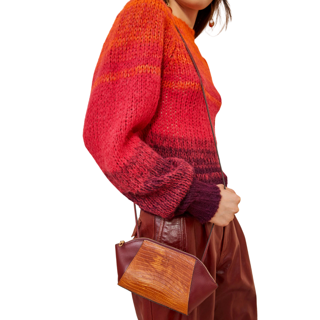 Imogen Large Makeup Pouch in Sierra Lizard