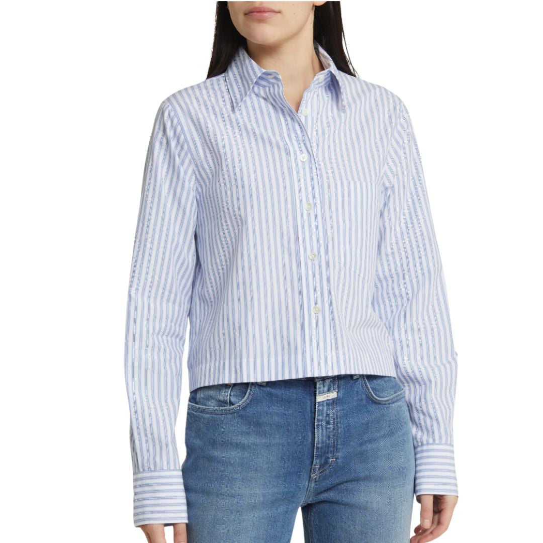 Striped Blouse in Blue Horizon