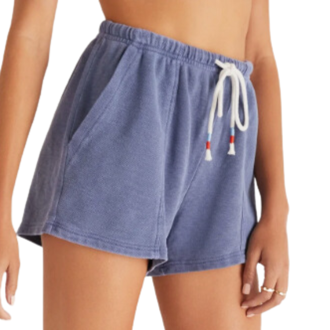 Vintage Terry Short in Dusty Navy