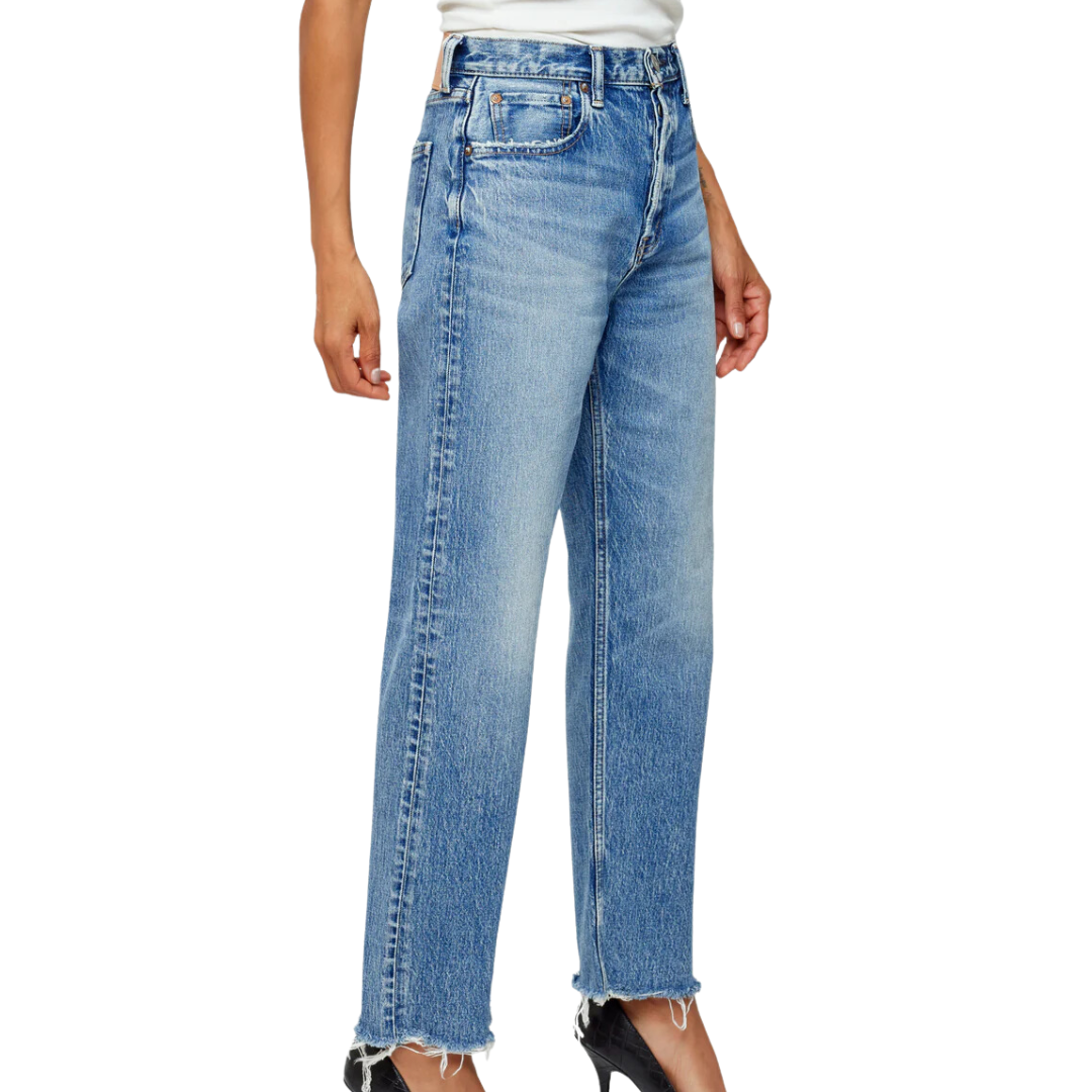 Mabel Wide Straight in Blue