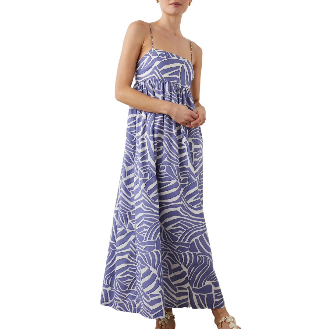 Lucille Dress in Island Waves