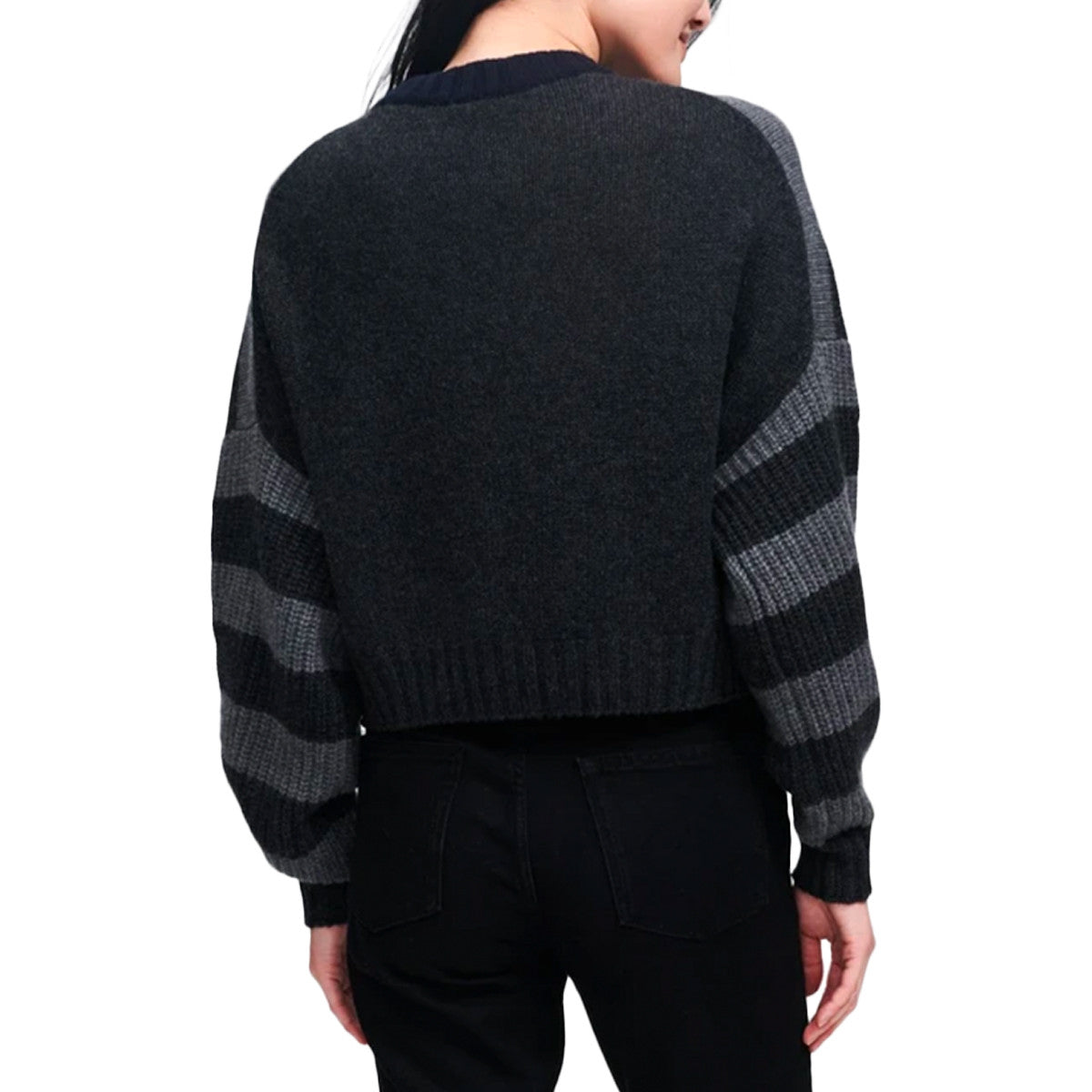 Luxe Cashmere Cropped Crewneck Sweater