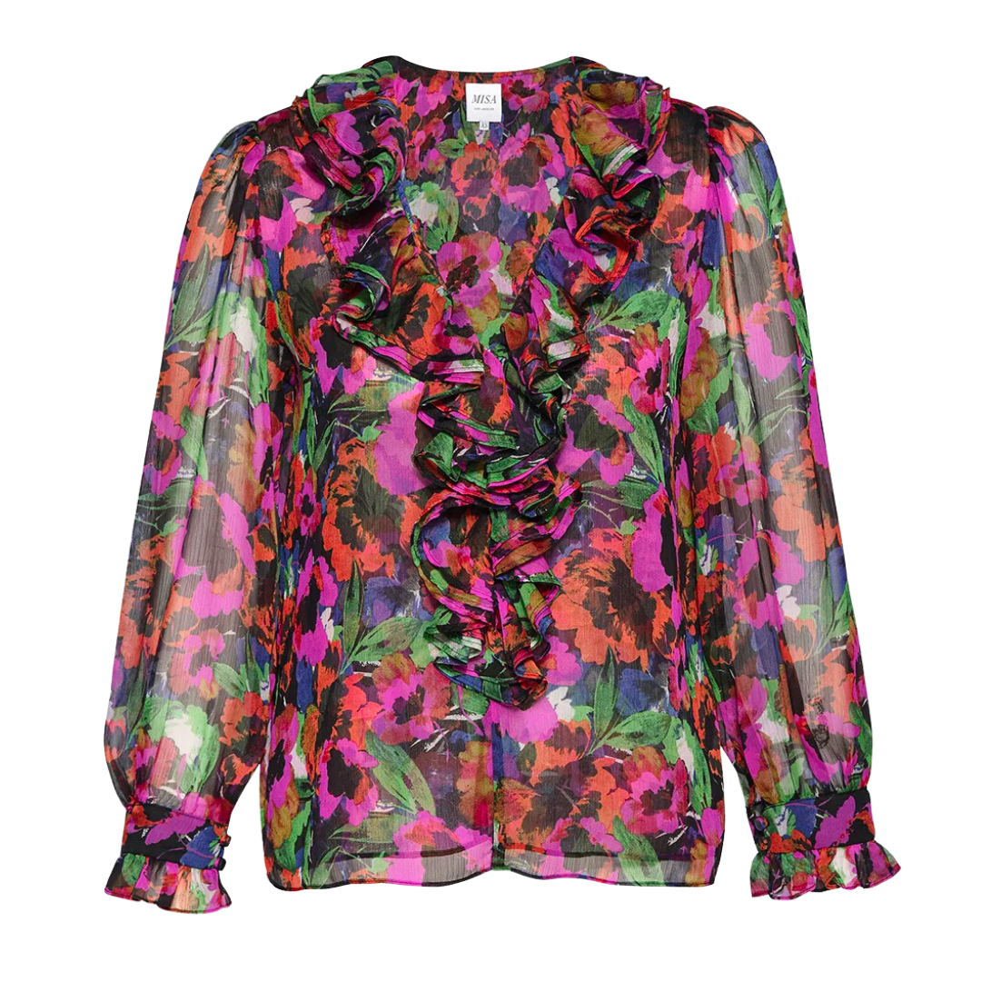Florence Top in Jewel Tone Flora