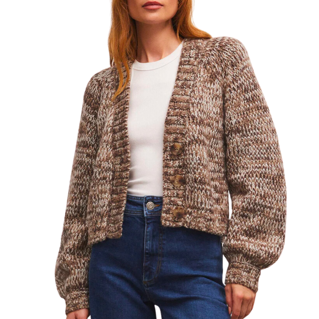 Este Cardigan in Hazel Nut