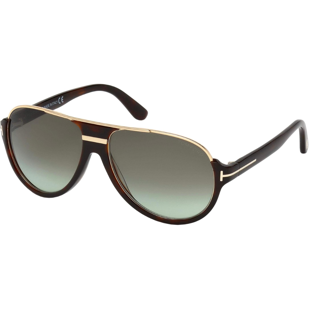 Dimitry Vintage Aviator Sunglasses in Dark Havana