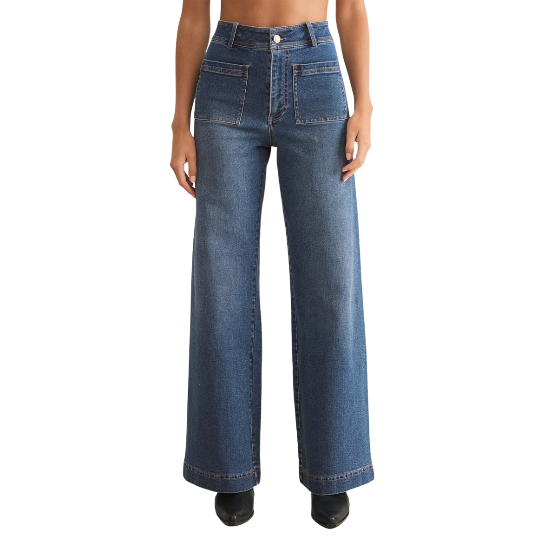 Bradley Stretch Denim Pant in Vintage Indigo