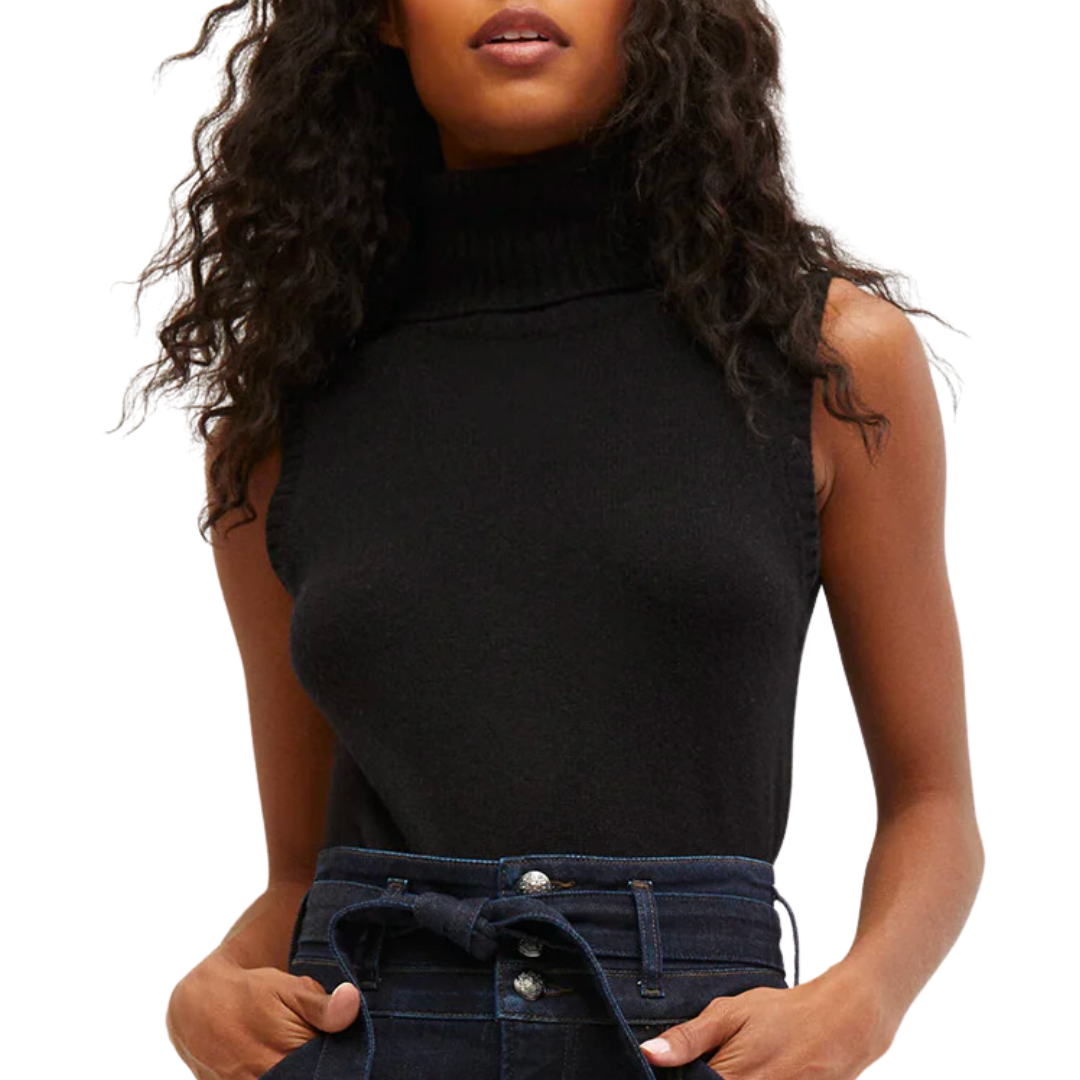 Mazzy Cashmere Shell in Black